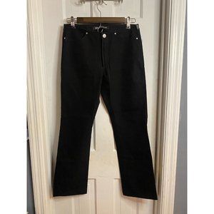 90s Vintage Versace Jean Couture Black Pants Women’s Size 27 Made in Italy